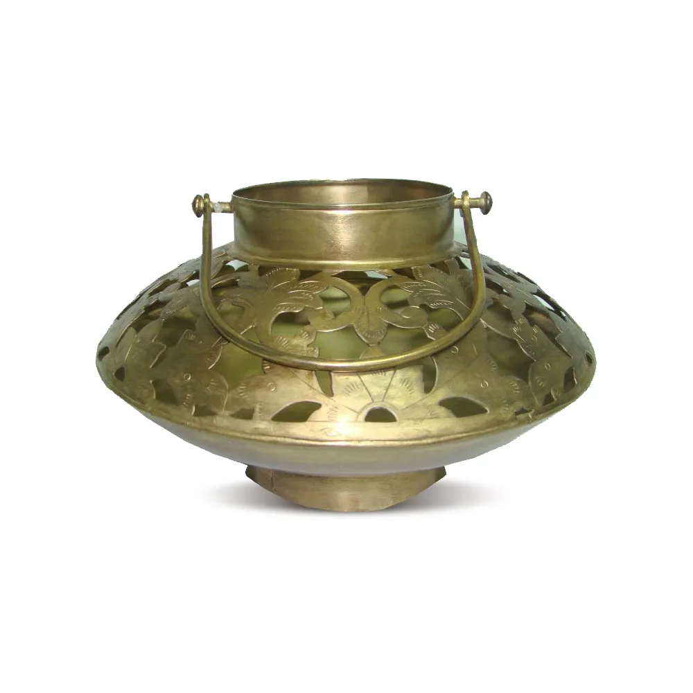 Teelichthalter, antikfinish, Ø 25 cm, H 15 cm