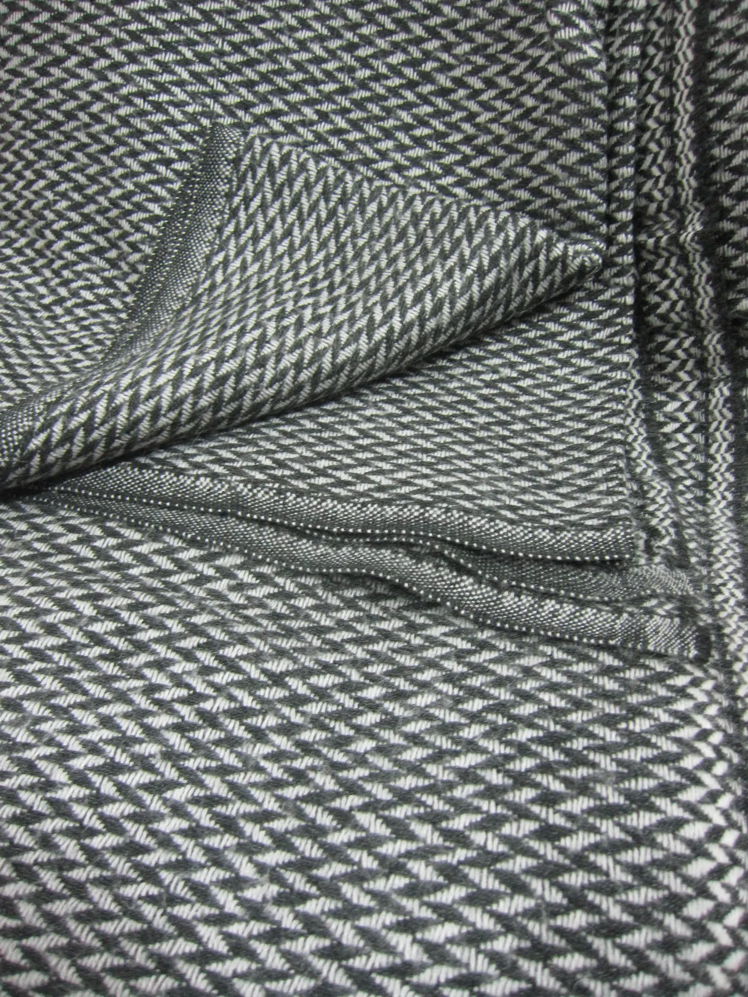 Wolldecke 'Holmger', grau, T 270 cm, B 135 cm