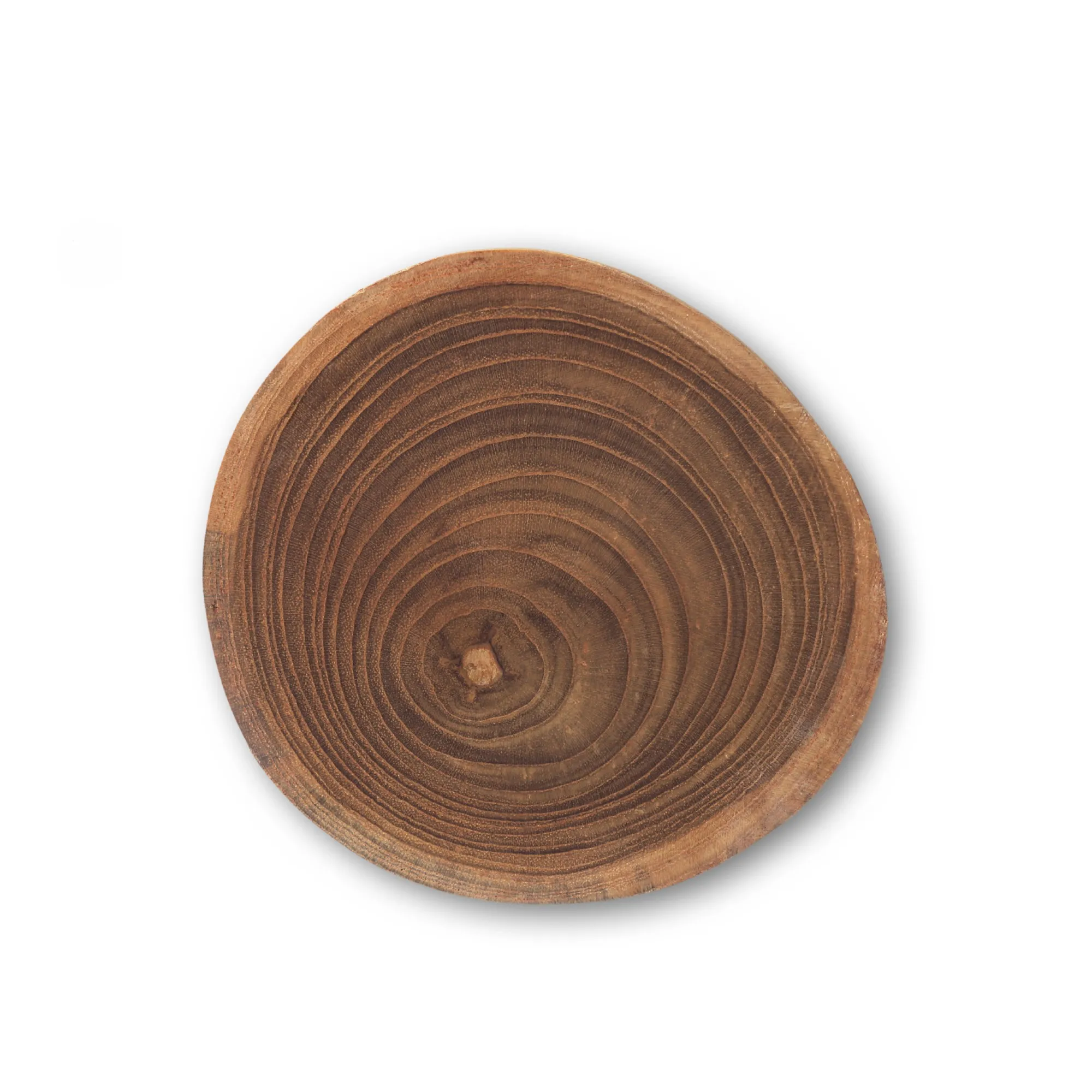 Untersetzer Teak, natur, Ø 10 cm, H 1 cm