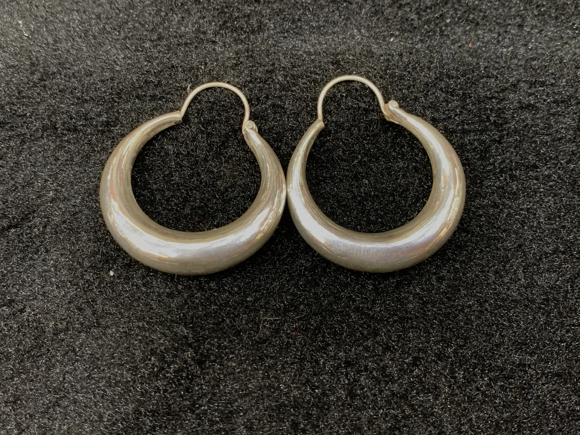 Ohrring 925 Silber Creolen Ø 21 mm