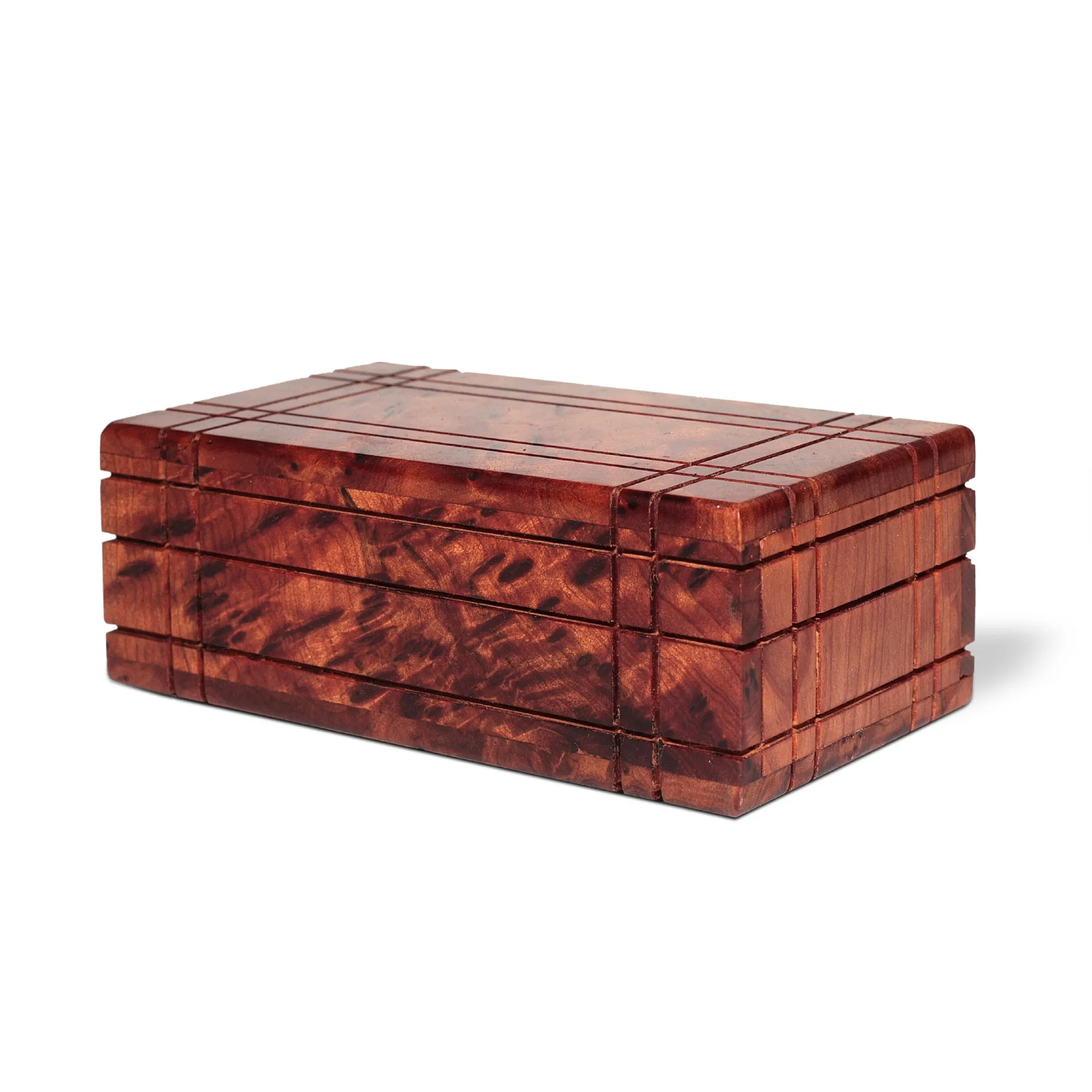 Thuja Secret Box, natur, T 13 cm, B 7,5 cm, H 4,5 cm