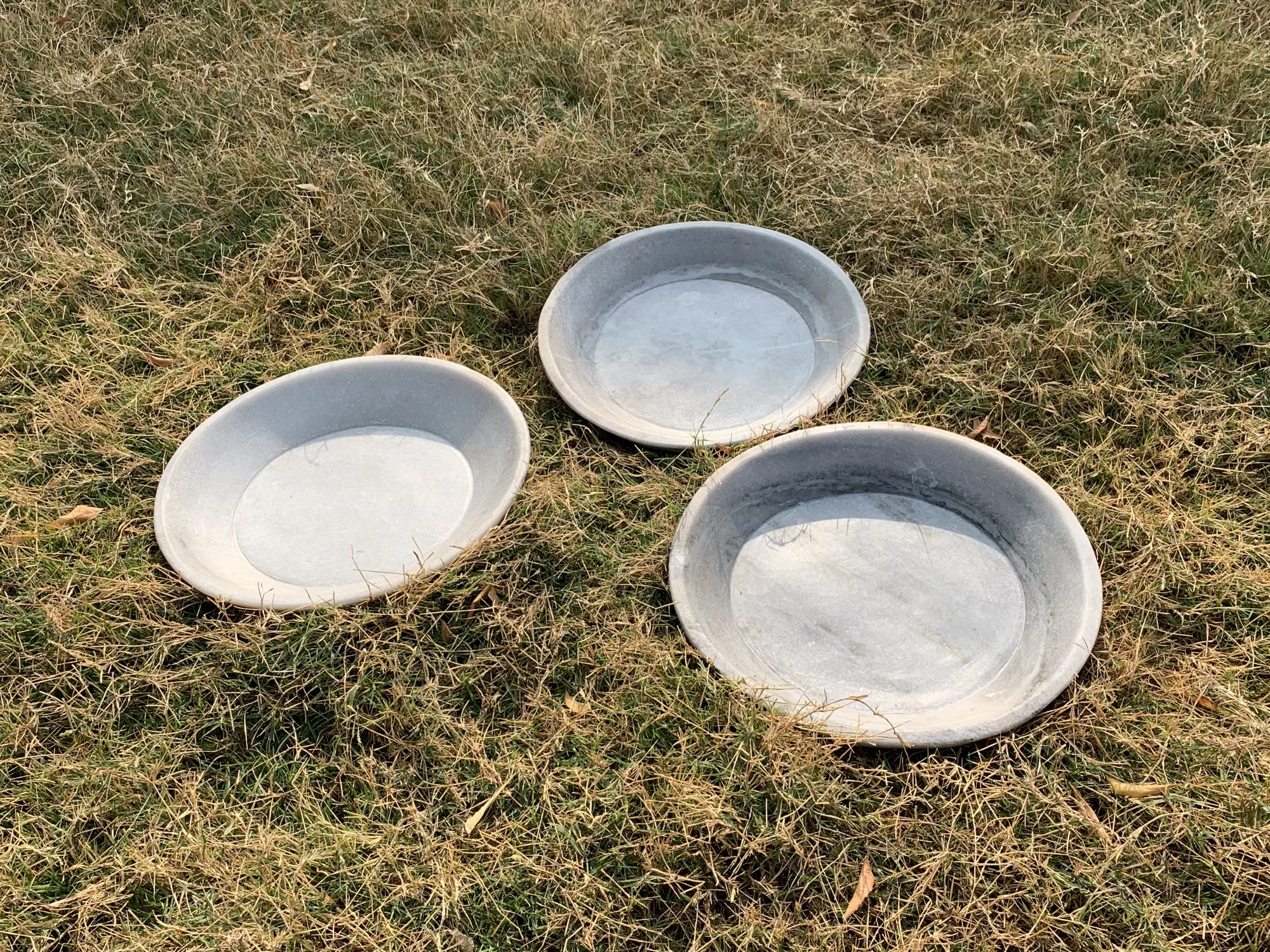 Marmorschale, natur, Ø 33 cm, H 6 cm