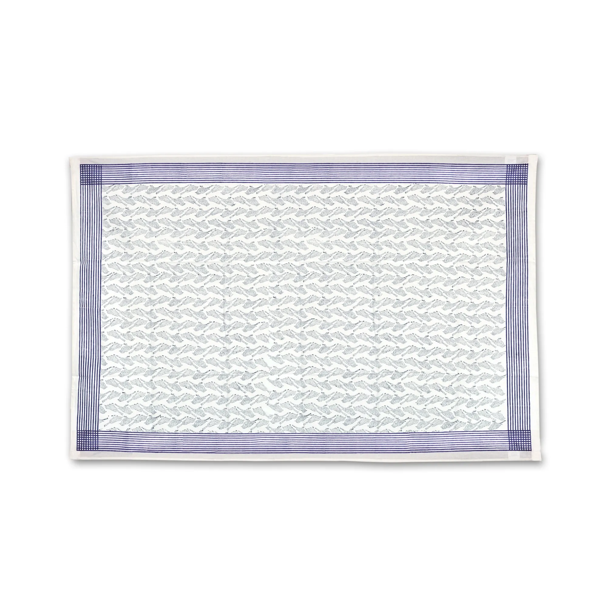 Tischdecke 'Vögel', weiß, T 225 cm, B 150 cm