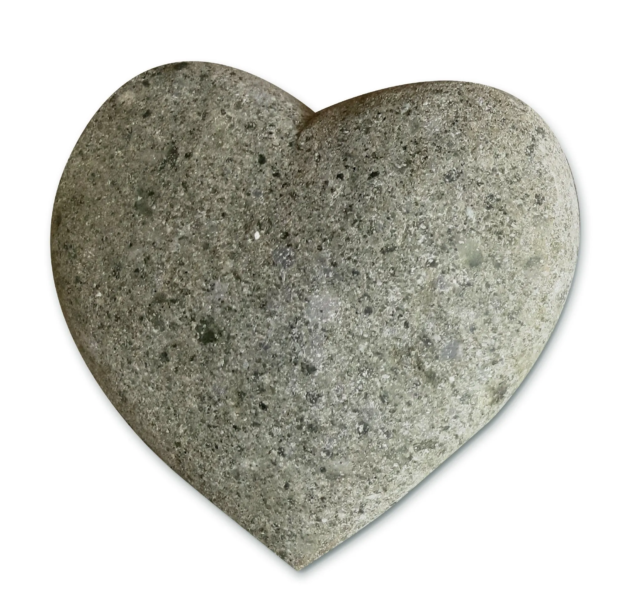 Steinskulptur 'Herz', H 9 cm, B 24 cm, T 25 cm