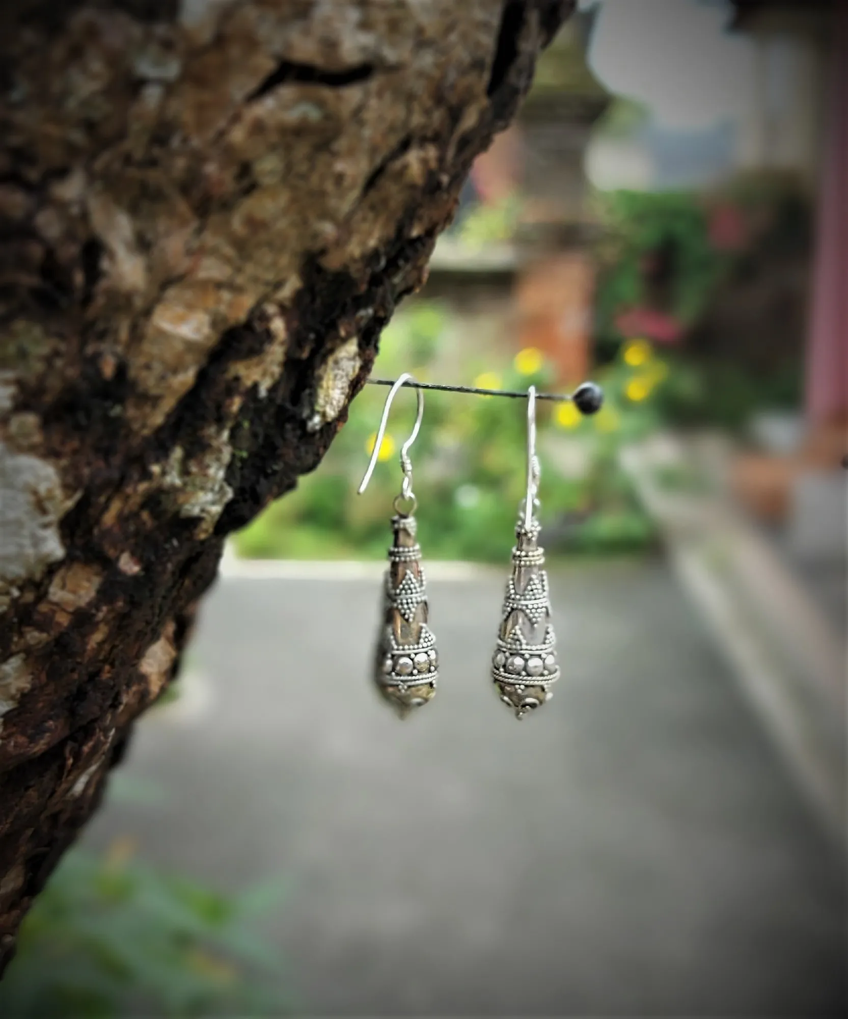 Ohrring 925 Silber, Ø 1 cm