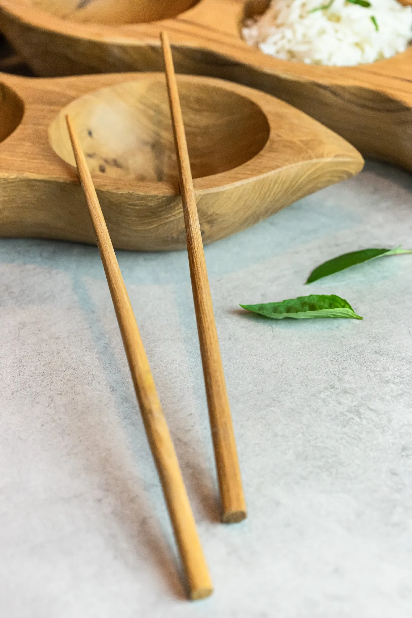 Essstäbchen aus 'Teak', L 24 cm