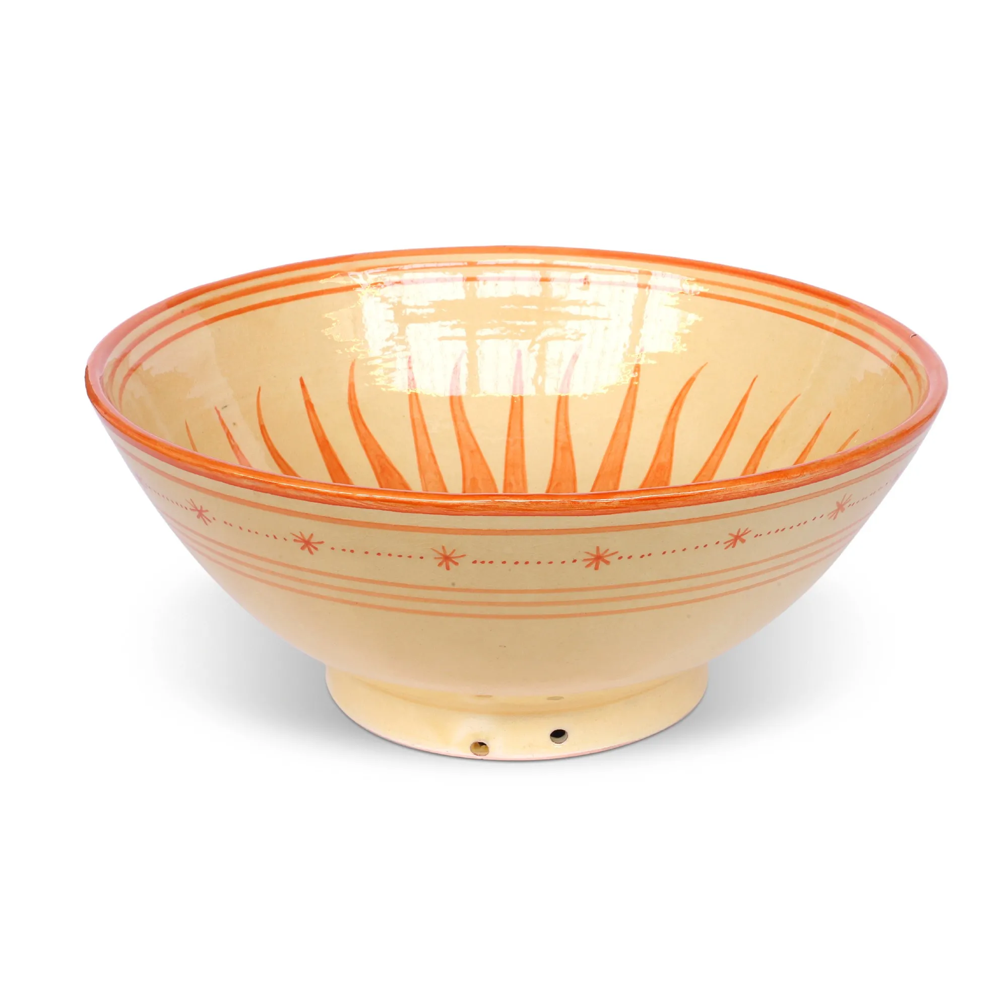 Zierschale 'Sonne', gelb, Ø 30 cm, H 12 cm