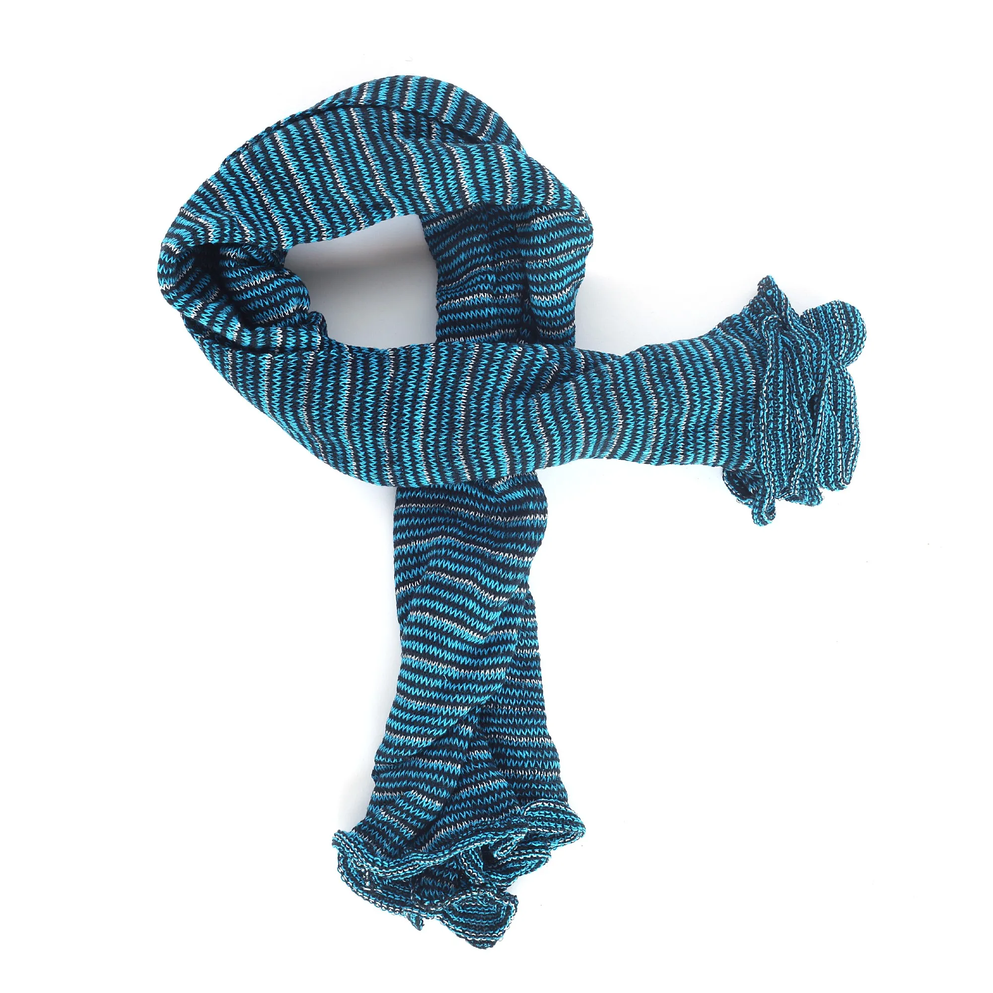 Magic Infinity Scarf, petrol, L 80 cm, B 60 cm