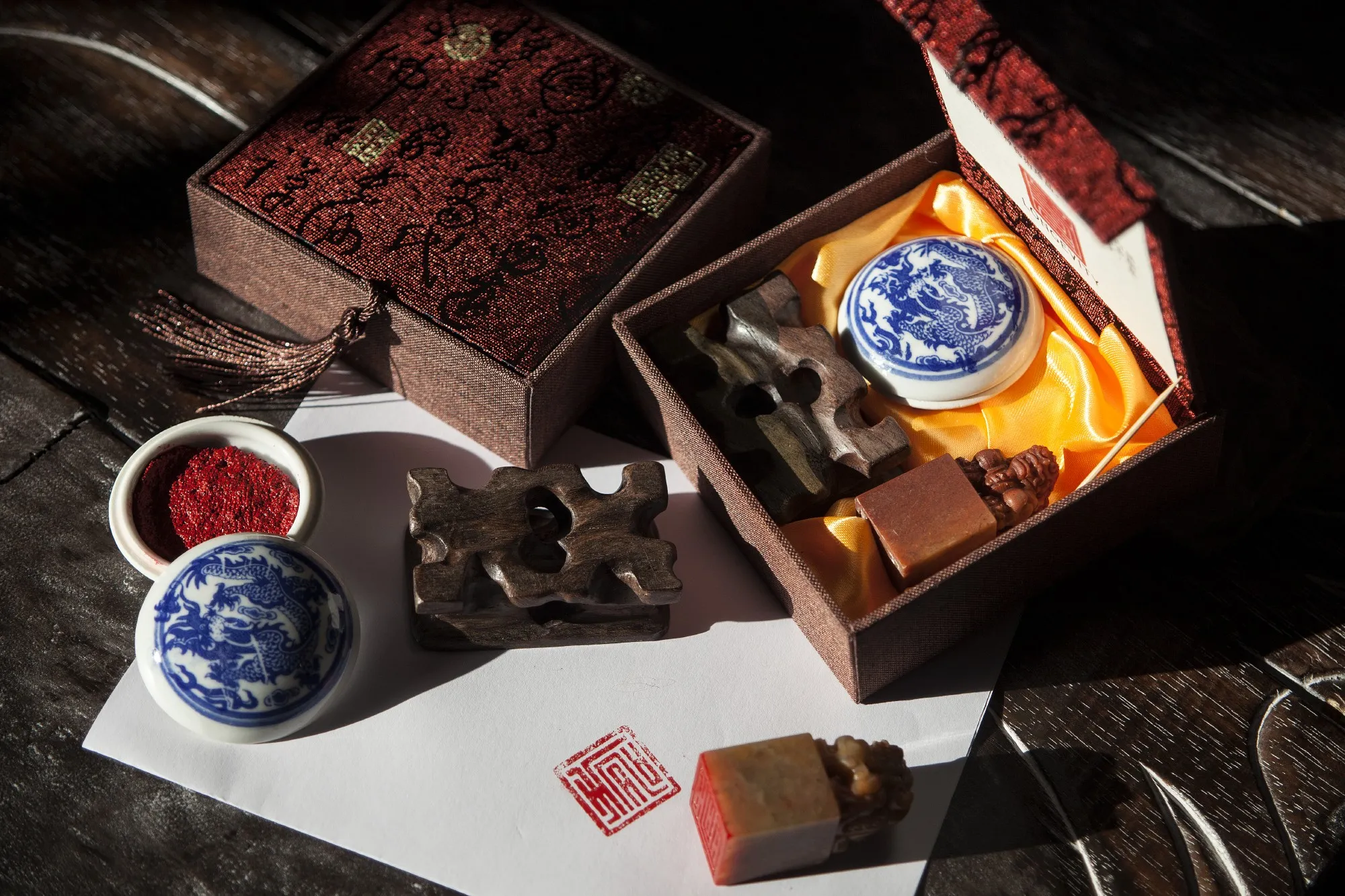 Geschenkset Stein-Stempel 'Beständigkeit'