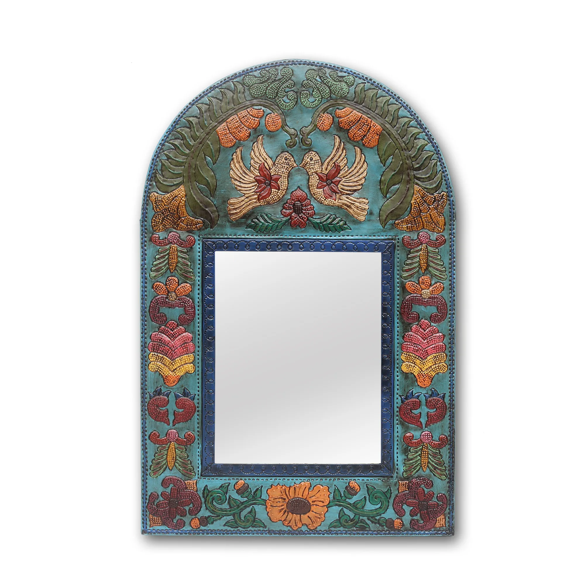 Wandspiegel 'Paloma', multicolor, B 66 cm, H 101 cm, T 2,5 cm