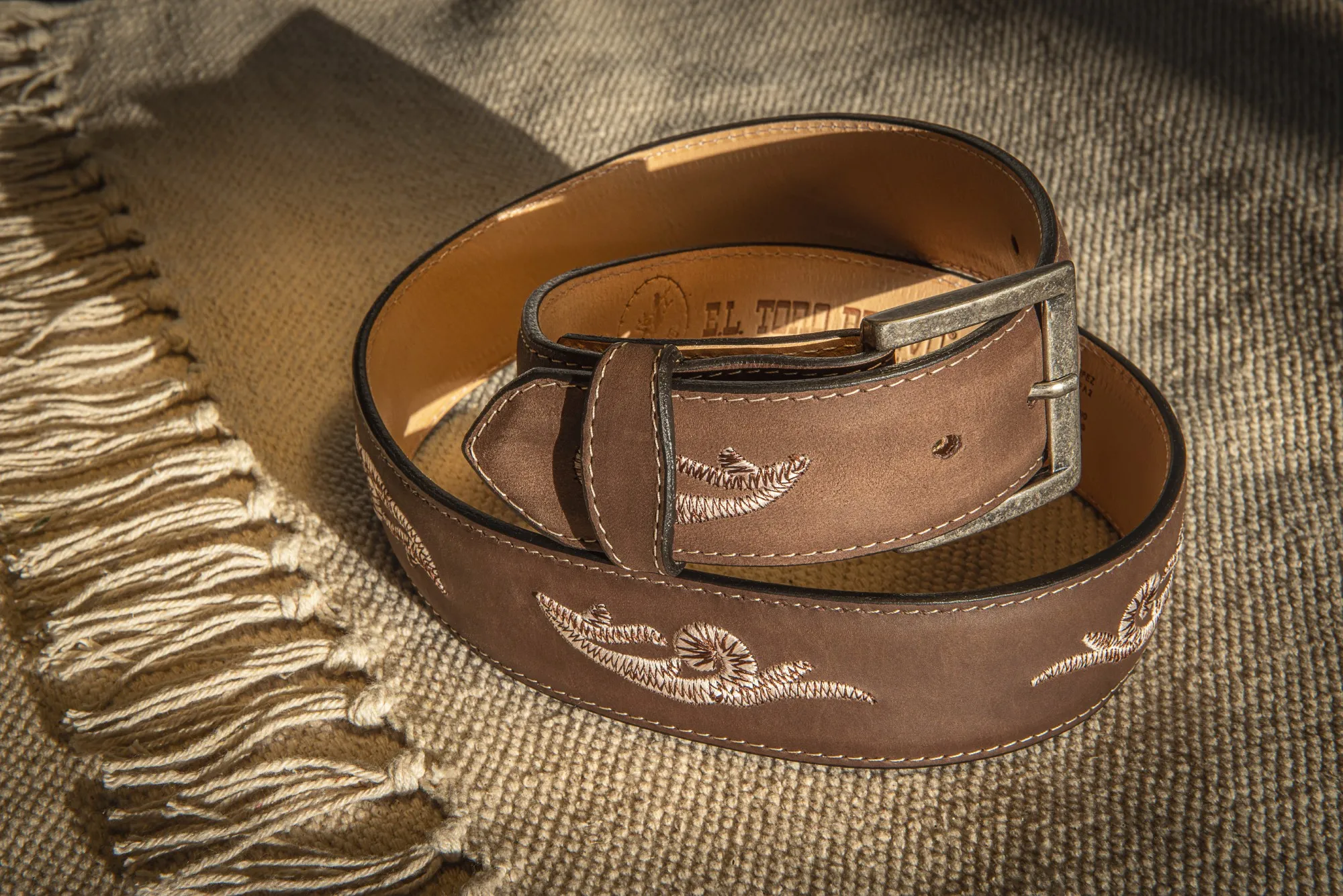 Ledergürtel 'Ola', braun