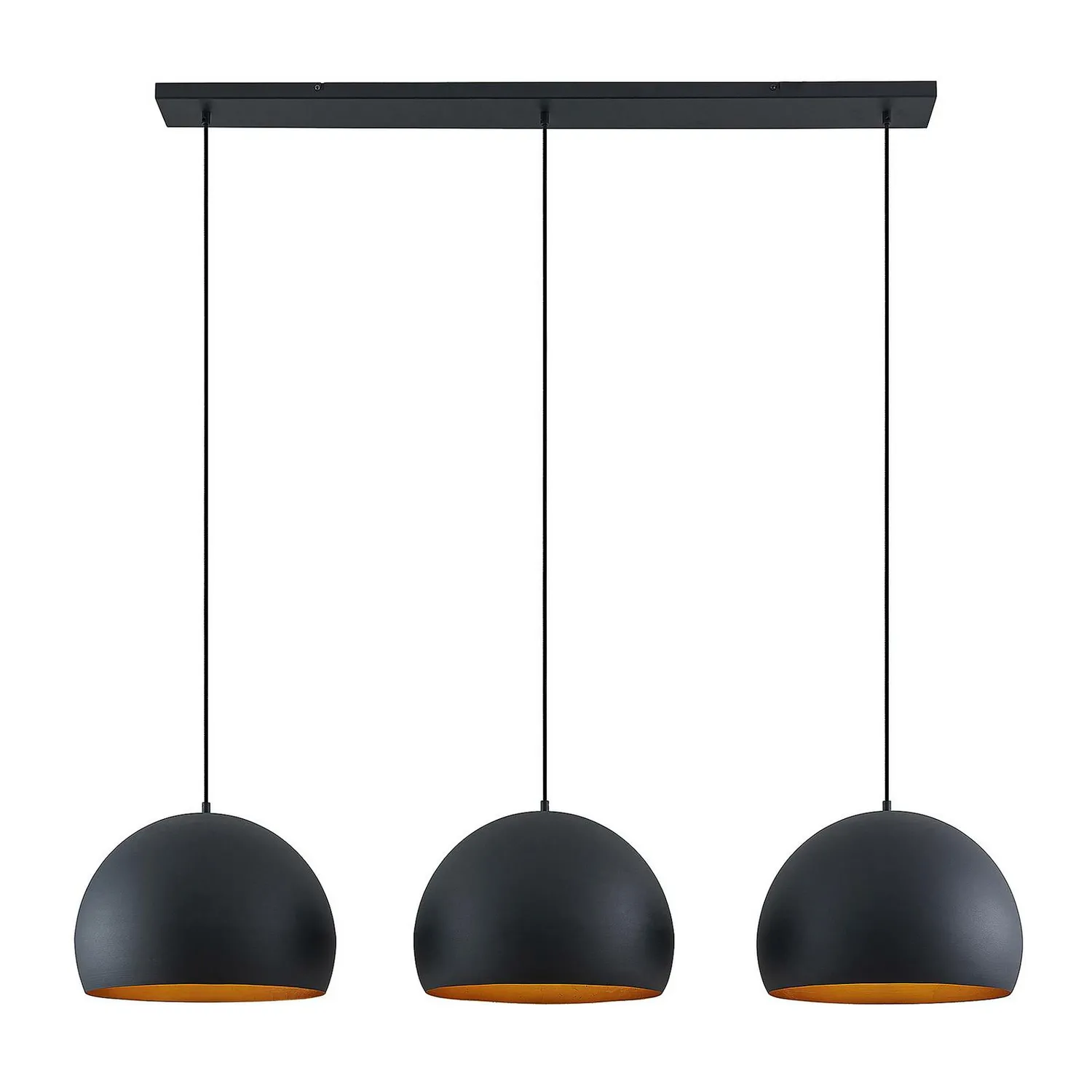 Lindby Tarjei Pendelleuchte Hängeleuchte Deckenlampe Leuchte 146cm Schwarz G912 B-Ware