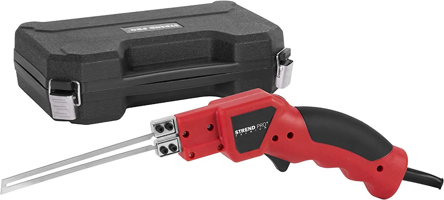 Styroporschneider Heißdrahtschneider 150 Watt | Ink. Temperaturregler & Transportkoffer | Thermosäge Styrodur Schneidegerät für Isolierung Kunsststoff & Montageschaum