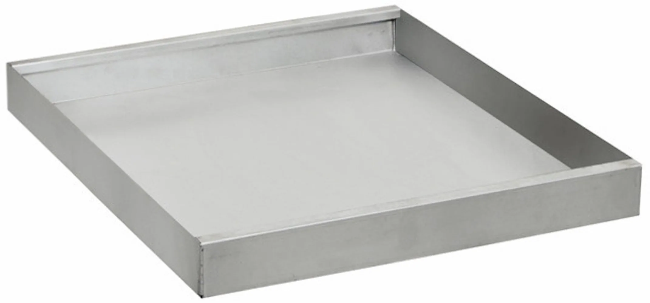 Dichtgeschweißter Wannenboden / Auffangwanne für Gefahrstoffschrank mit 50cm Breite | 10 Liter, HxBxT 5x41,5x47cm | Verzinkt