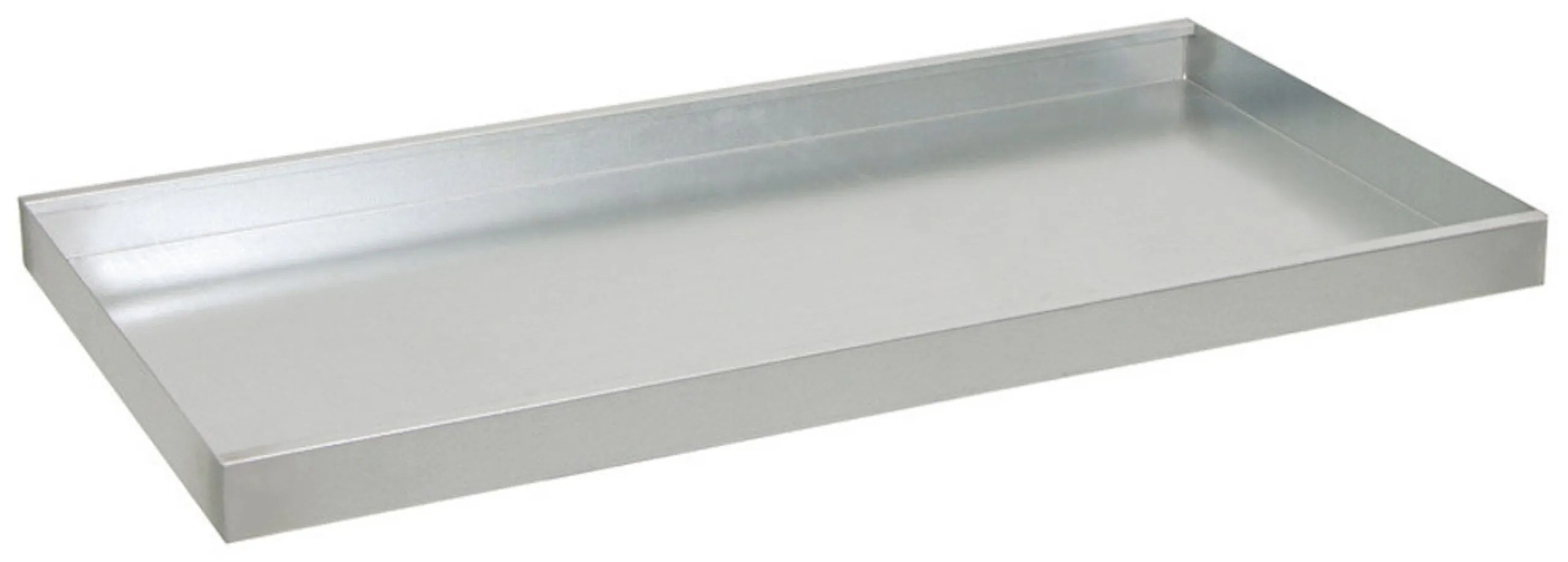 Dichtgeschweißter Wannenboden / Auffangwanne für Gefahrstoffschrank mit 100cm Breite | 22 Liter, HxBxT 5x91,5x47cm | Verzinkt