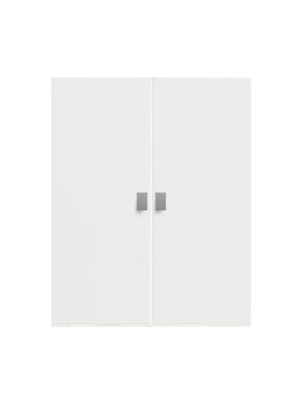 Life Time Bücherregal-Türset, weiß lackiert