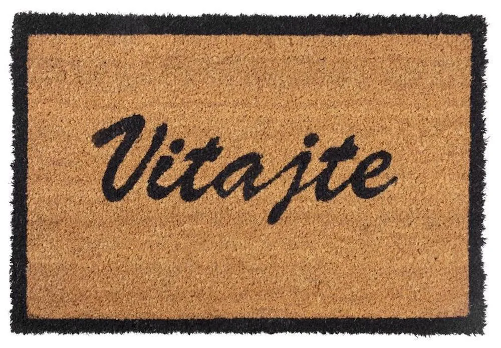 PROREGAL Fußmatte, Schmutzfangmatte 40x60cm, Willkommen, Gummi