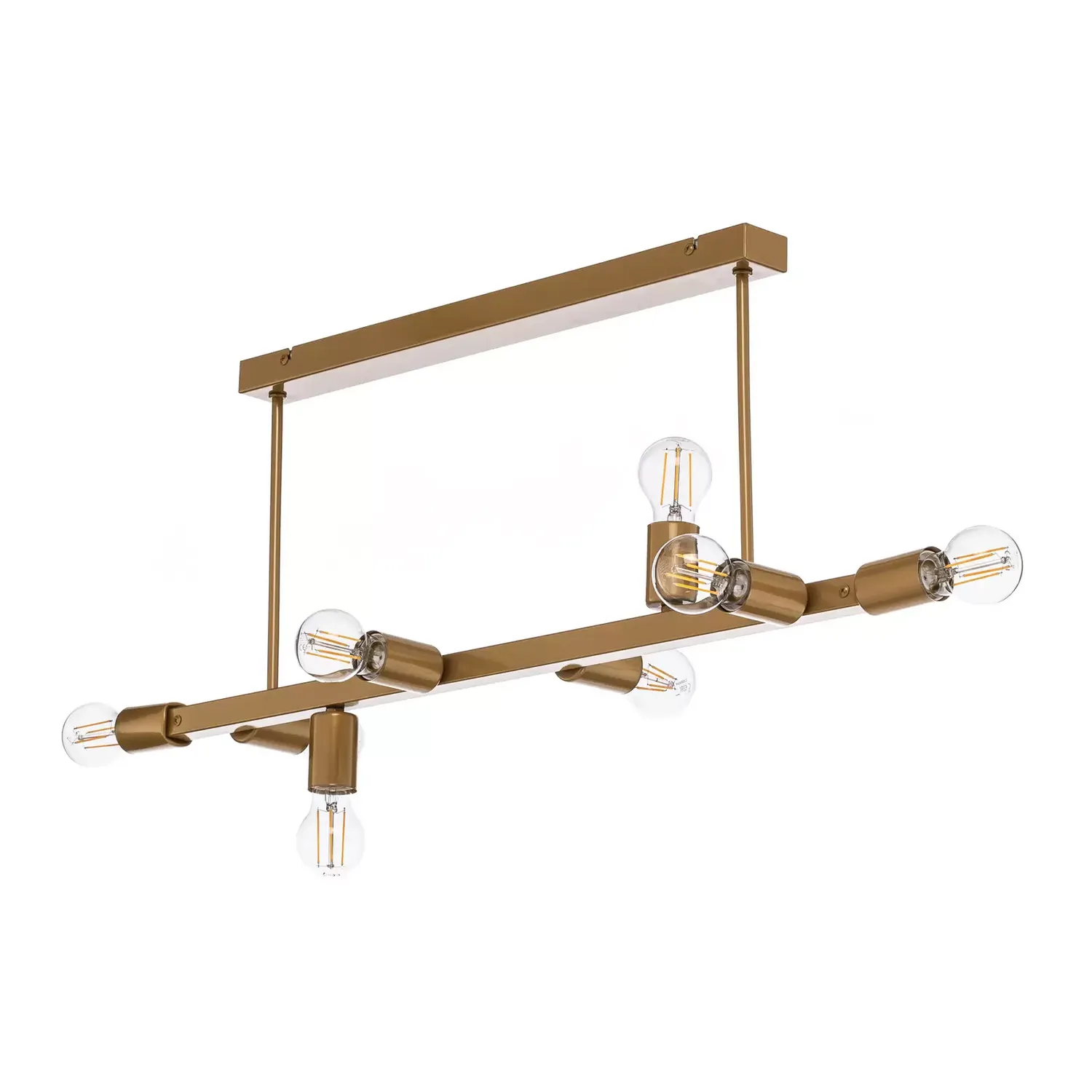 Deckenleuchte Eliza Achtflammig Gold E27 Deckenlampe Leuchte Lampe Spot Licht B-Ware