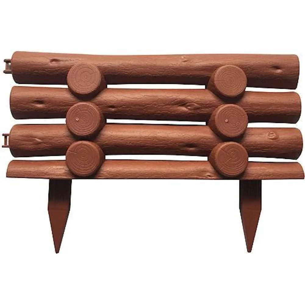 PROREGAL Gartenzaun, Kunststoff GF067, 44x31cm, Terrakotta