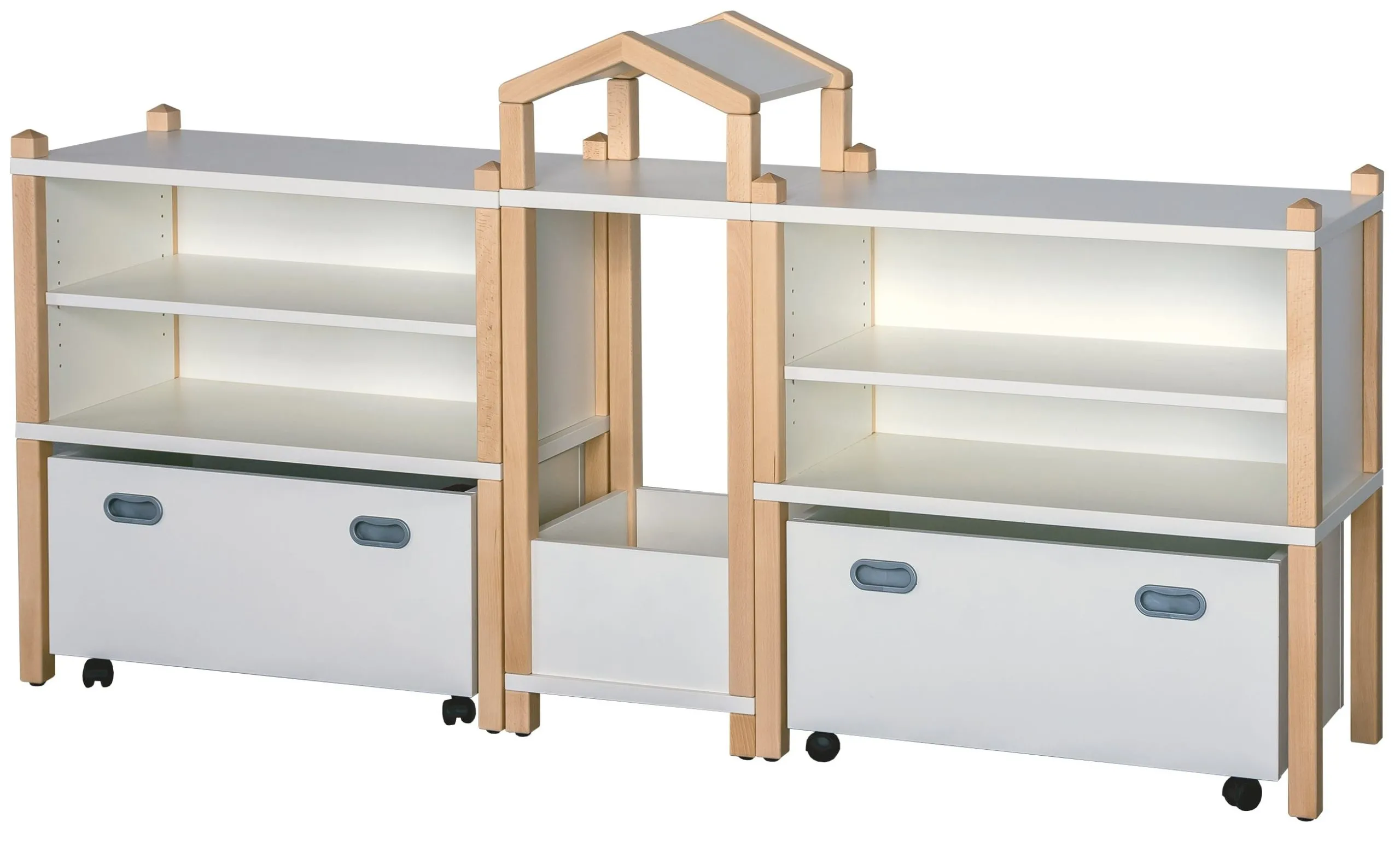 Regalsystem "Simon", Stollenregalsystem