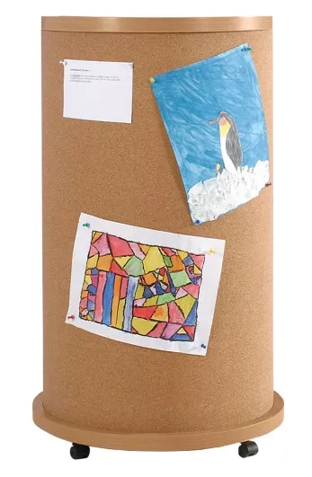 Fahrbare Korklitfaßsäule in verschiedenen Höhen