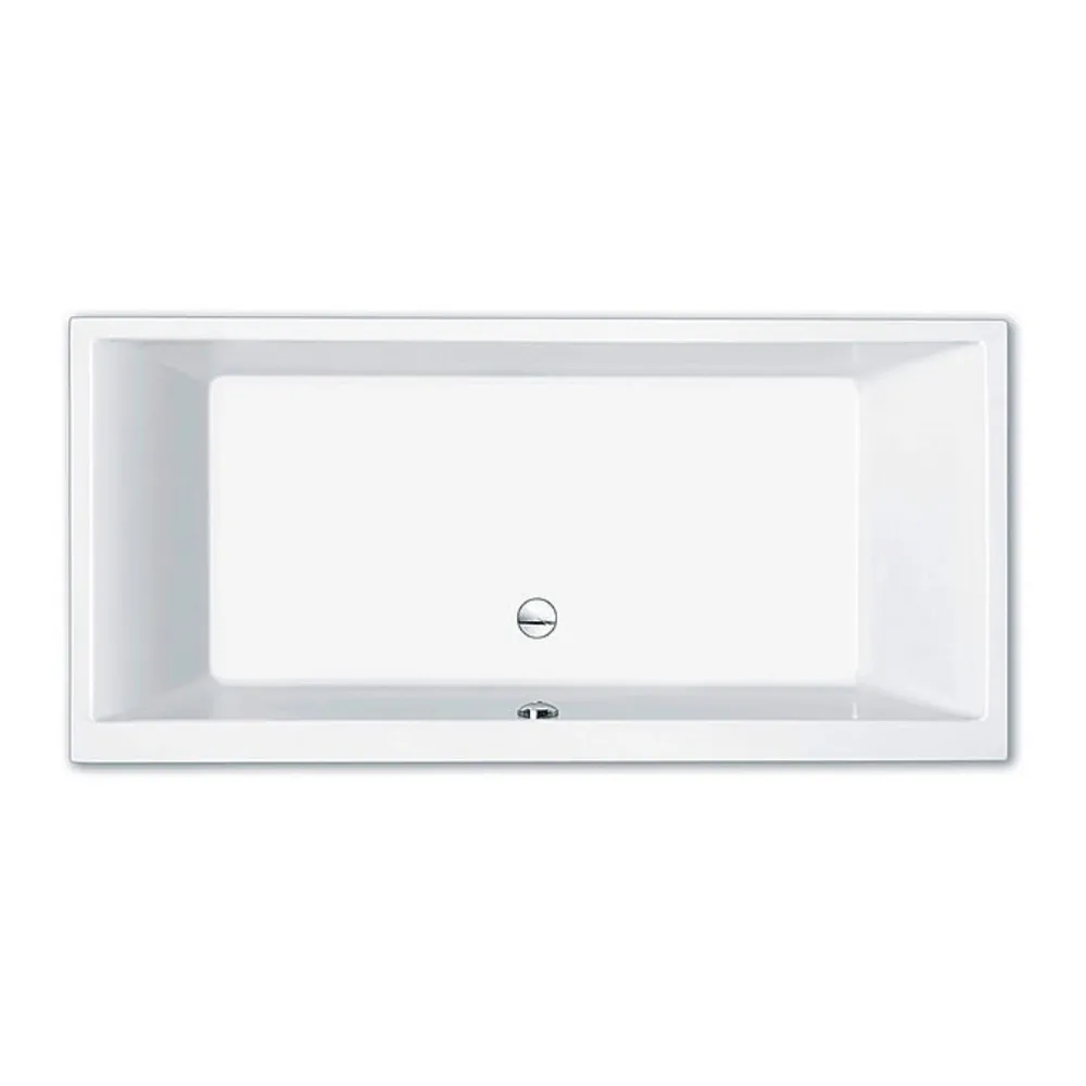 repaBAD Badewanne „Genf“ rechteck 1800 × 800 mm in Weiß