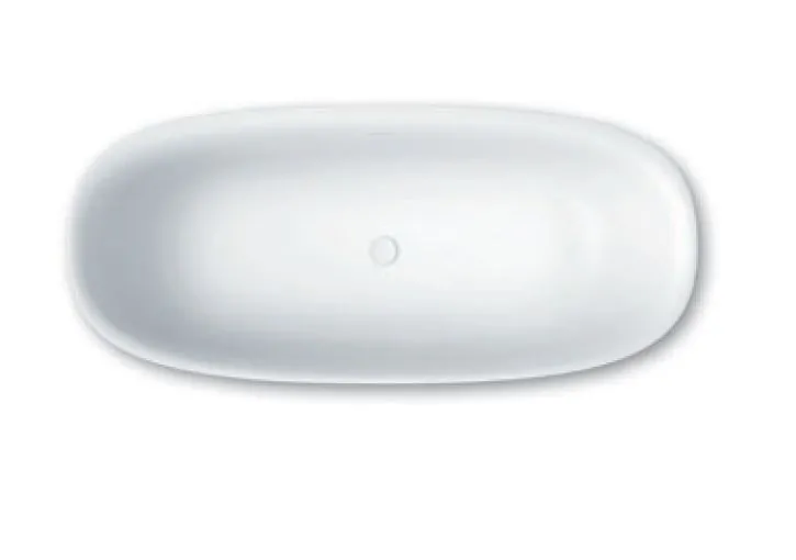 repaBAD Badewanne „Pescara F“ freistehend oval 1700 × 750 mm in Arctic White