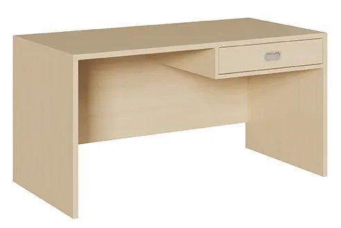 Wangenschreibtisch mit Schubfach, B/H/T 140 x 72 x 70 cm