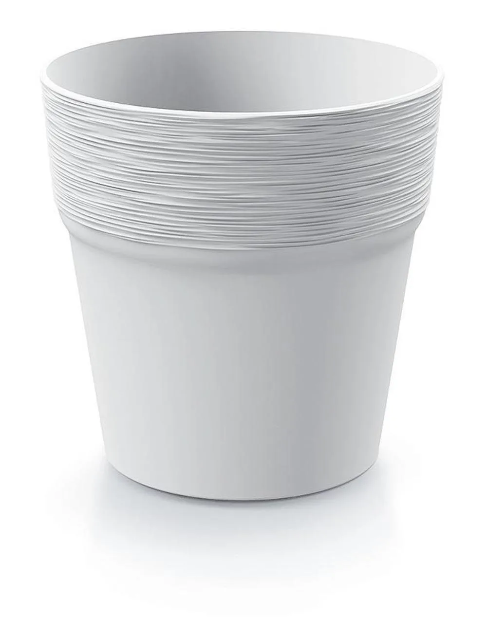 PROREGAL Blumentopf 120x122mm, weiß