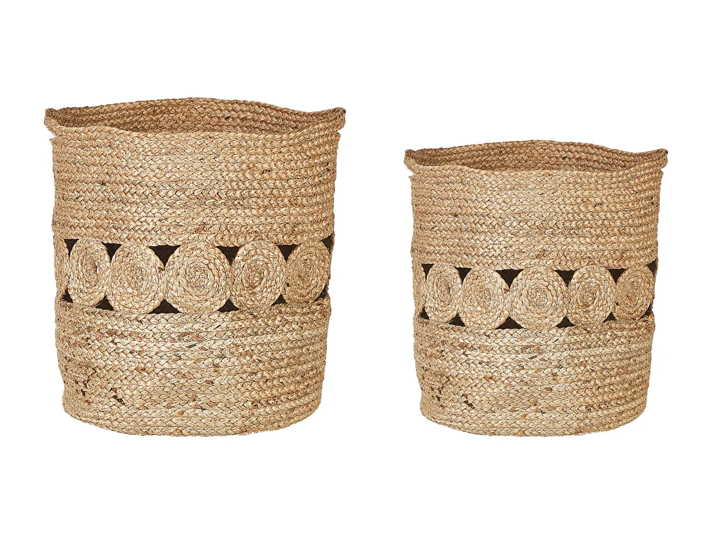 Aufbewahrungskorb 2er Set ALANG Jute Naturfarben
