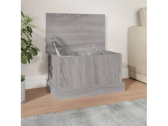 Truhe Grau Sonoma 50x30x28 cm Holzwerkstoff