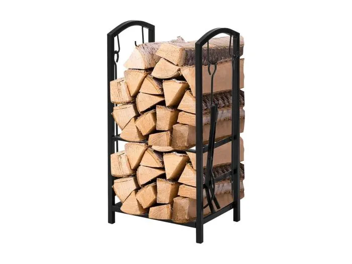 Kaminholzregal SDA01-SCH 30 x 75 x 46cm