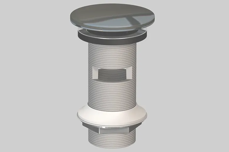 Alape Ablaufgarnitur Modell 8320000000 in verchromt