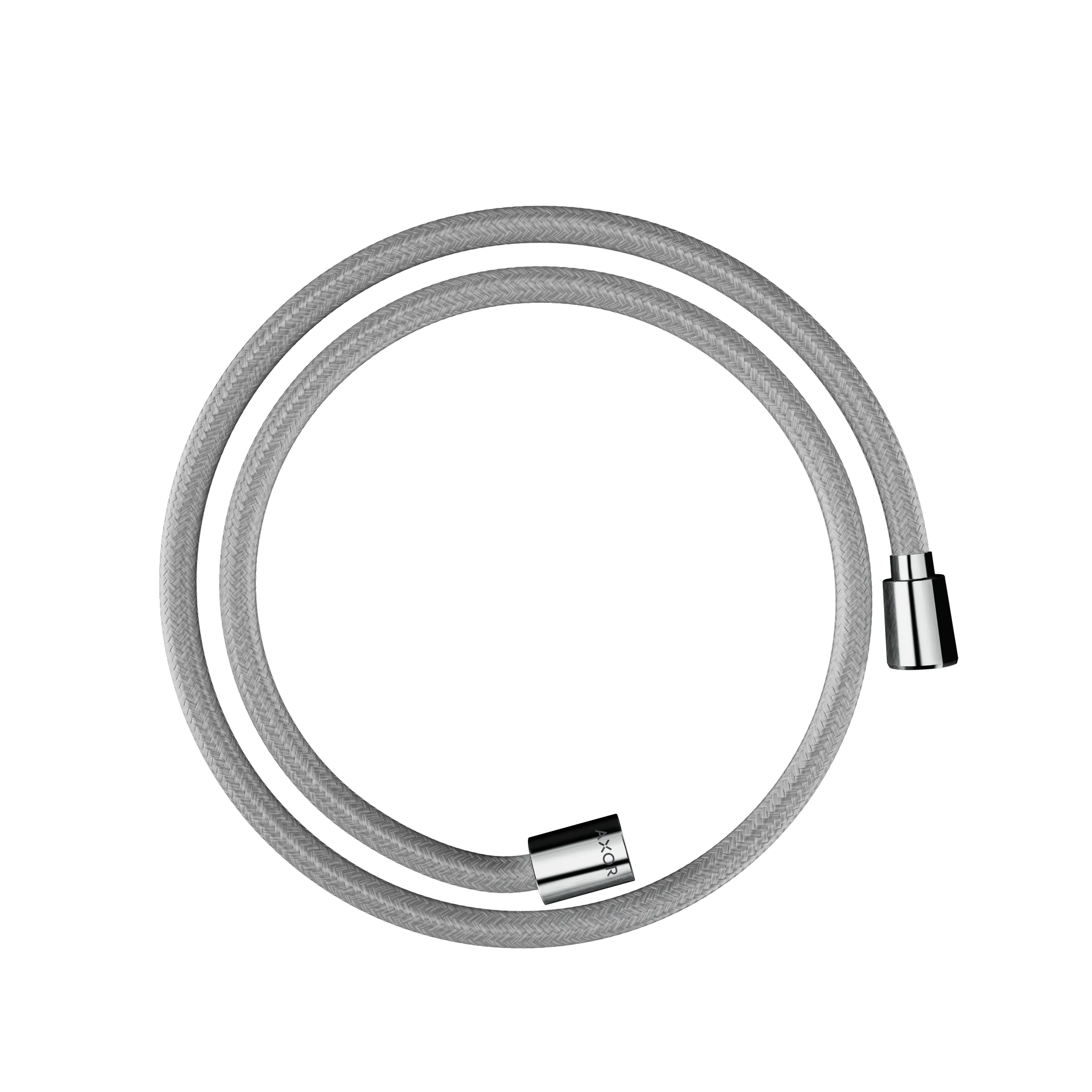 AXOR ShowerSolutions Textilbrauseschlauch 1,25 m mit konischer und zylindrischer Mutter Chrom