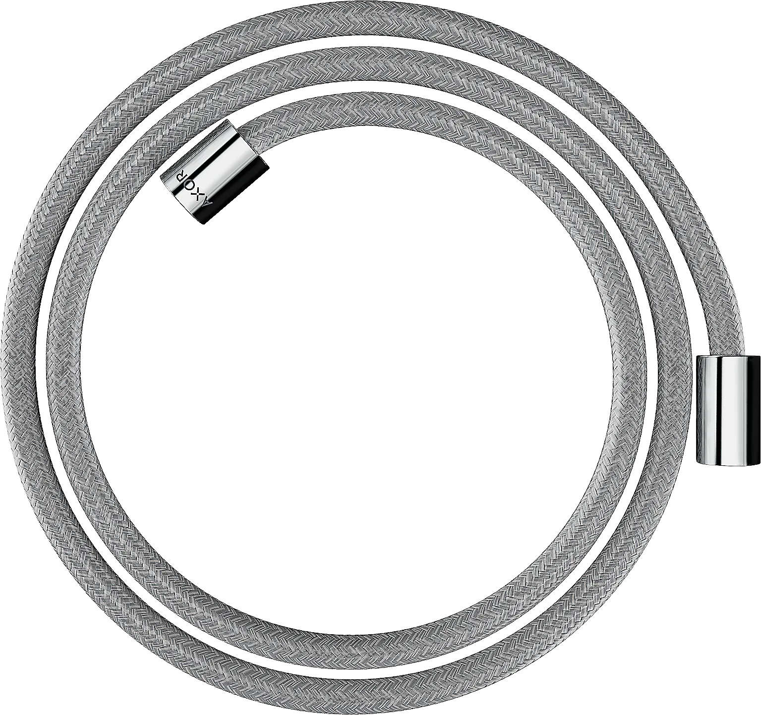 AXOR ShowerSolutions Textilbrauseschlauch 1,60 m mit zylindrischen Muttern Chrom