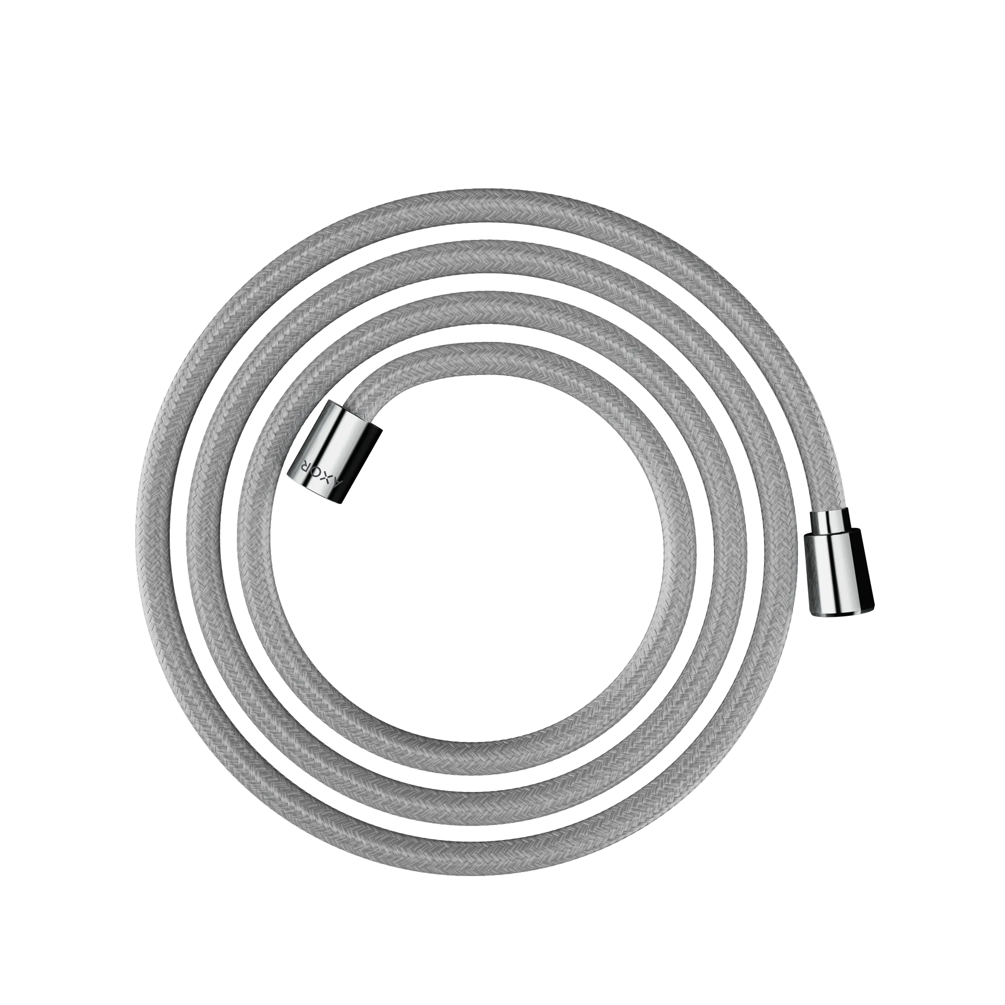 AXOR ShowerSolutions Textilbrauseschlauch 2 m mit konischer und zylindrischer Mutter Chrom