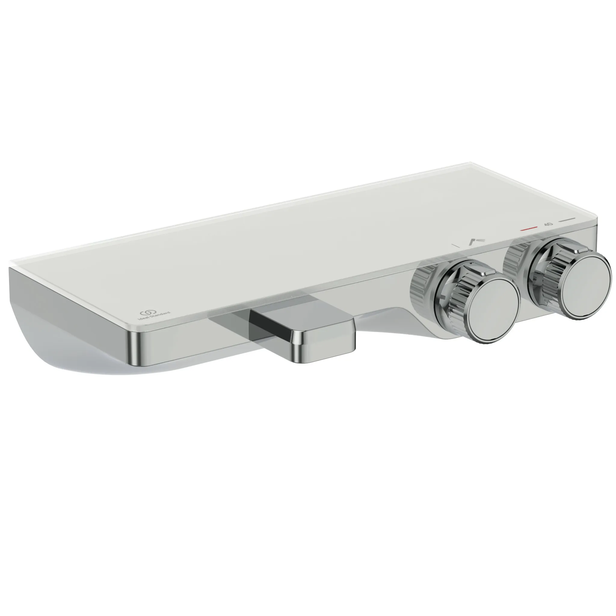 Badethermostat AP Ceratherm S200 mit Ablage Chrom