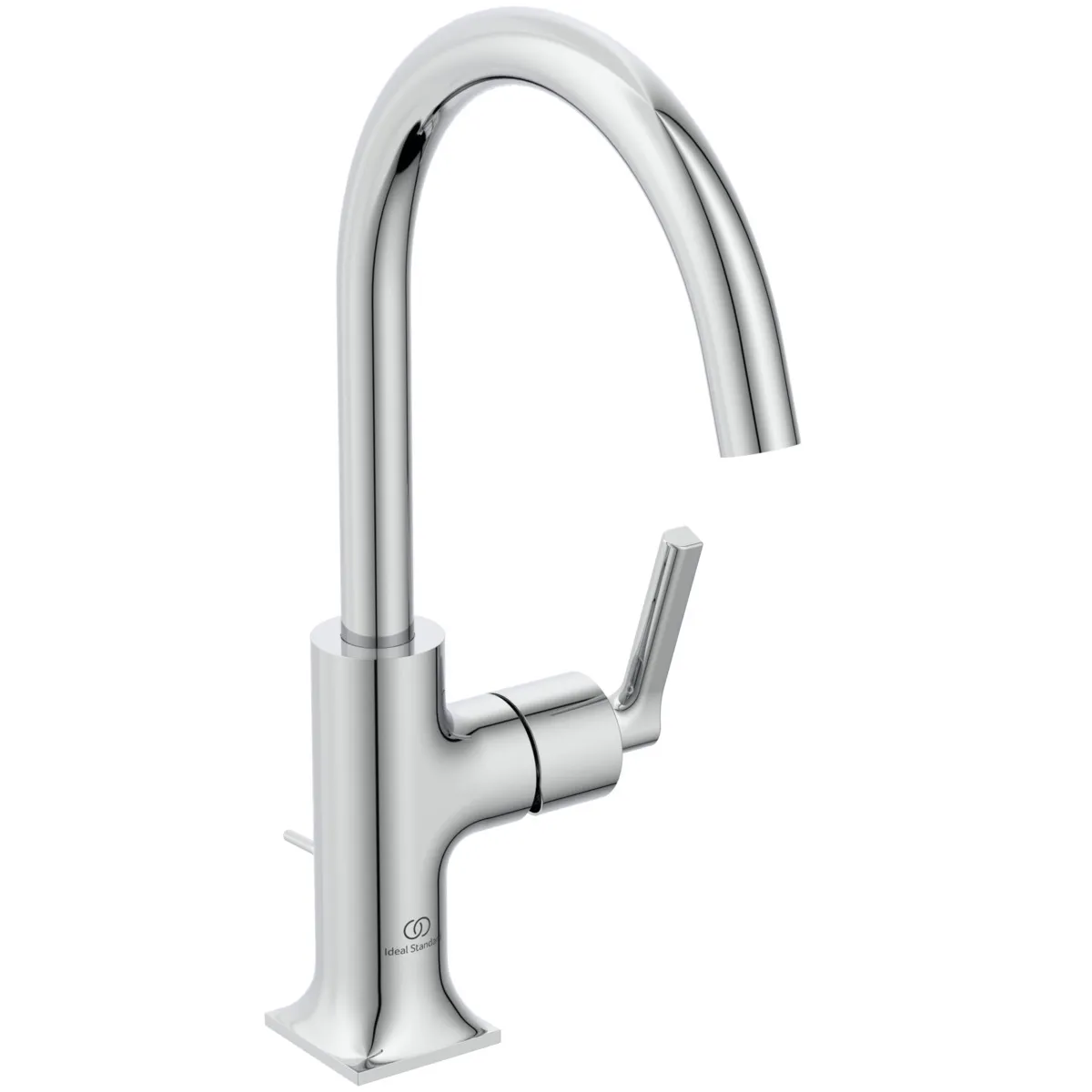 Waschtischarmatur Joy Neo mit Ablaufgarnitur Ausladung 169mm Hebelgriffe Magnetic Grey