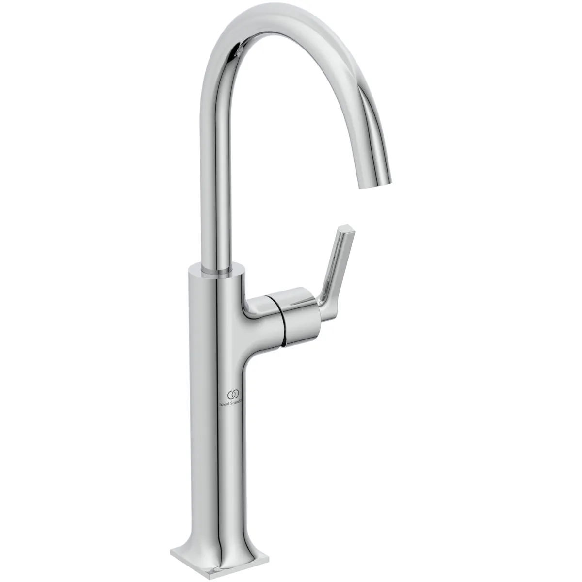 Waschtischarmatur Joy Neo ohne Ablaufgarnitur verlängerter Sockel Ausladung 169mm Hebelgriff Magnetic Grey