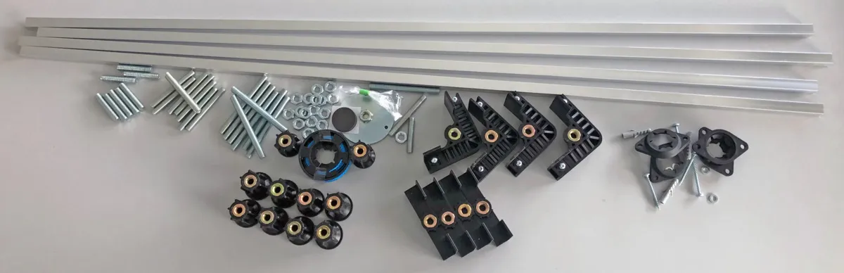 Einbaurahmen Größe 1 für Brausewannen bis 1200x1200mm