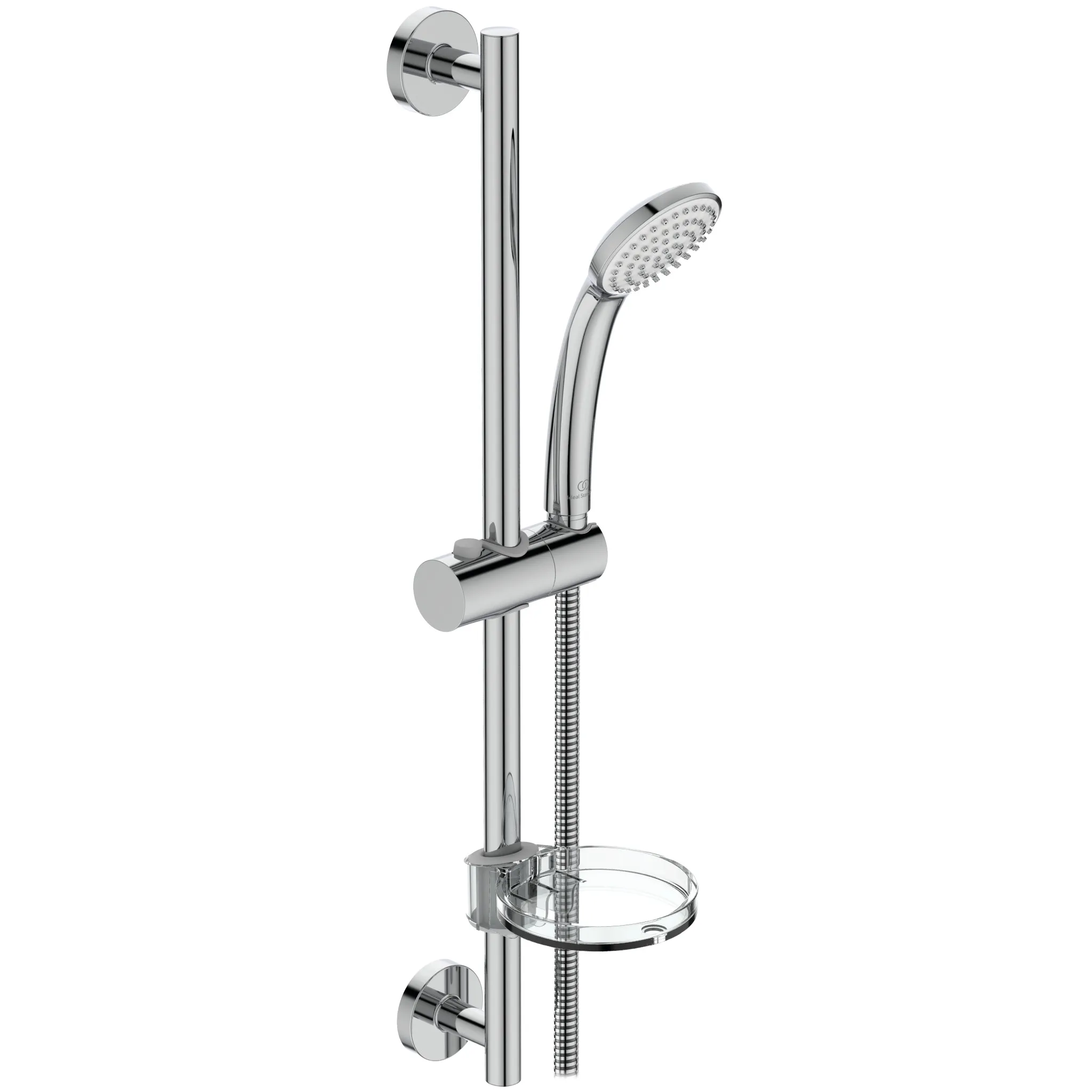 Brausekombination Idealrain 600mm 1-Funktionshandbrause Durchmesser:80mm Chrom