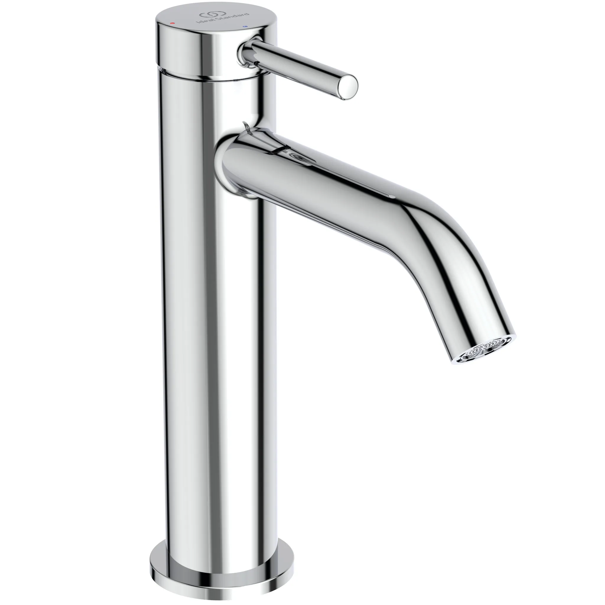 Waschtischarmatur Ceraline Nuovo Ausladung 135mm ohne Ablaufgarnitur BlueStart Chrom