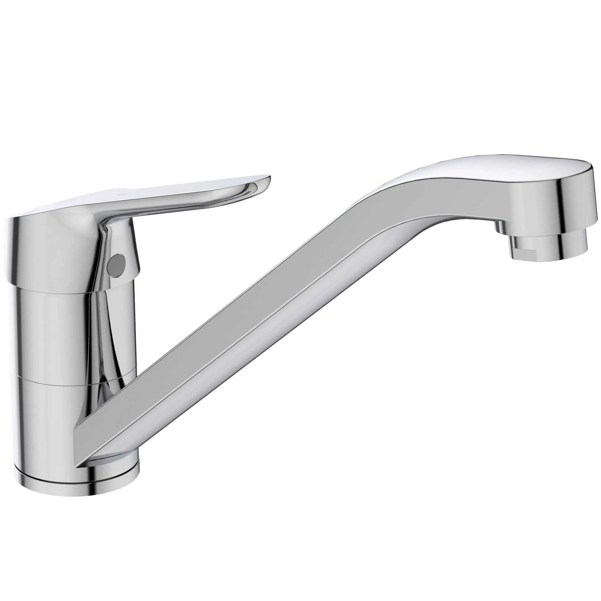 Küchenarmatur Ceraflex, mit Rohrauslauf, Ausladung 228 mm, Chrom