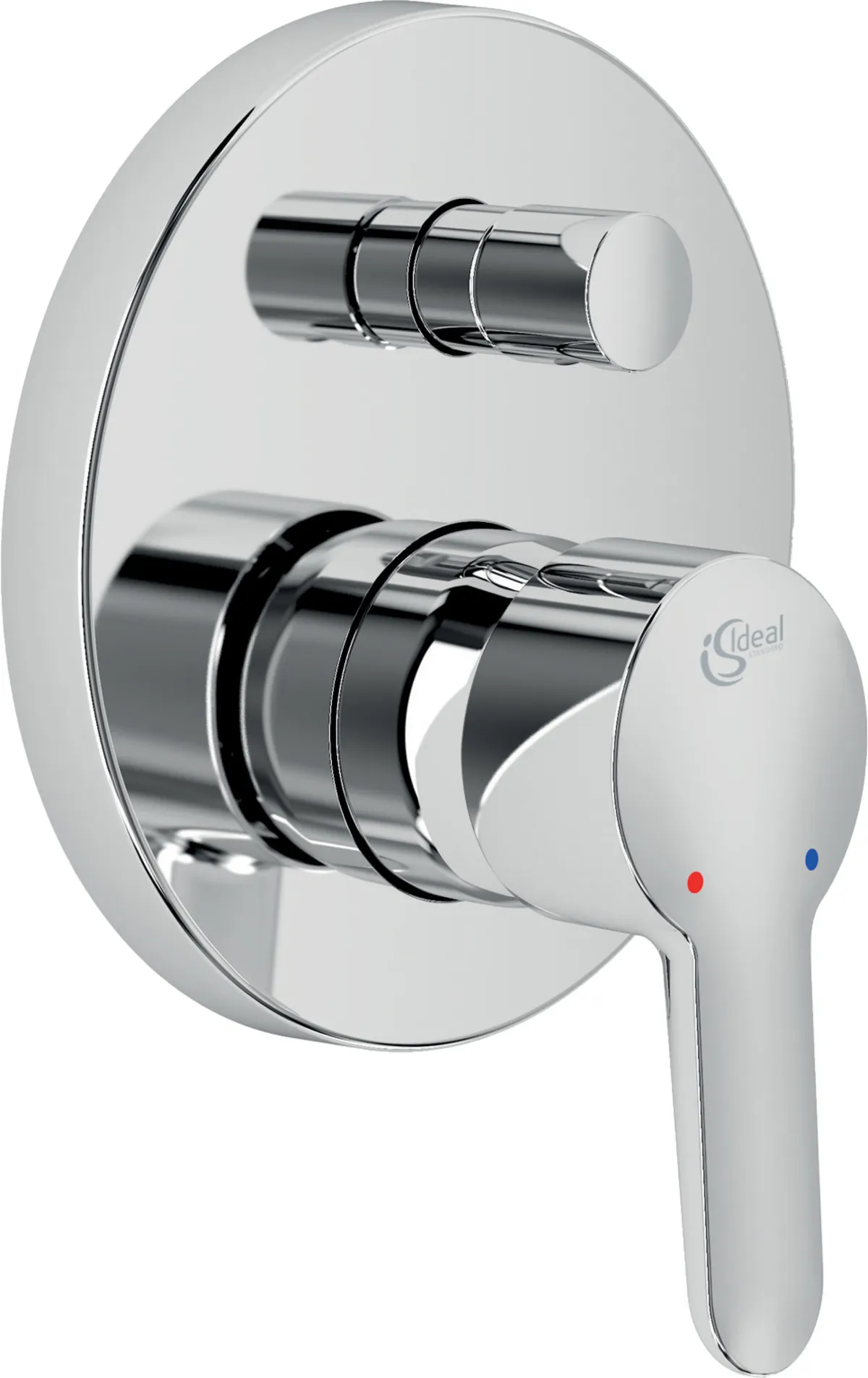 Badearmatur Unterputz Connect Blue, Bausatz 2, Rosette Durchmesser:163mm, Chrom