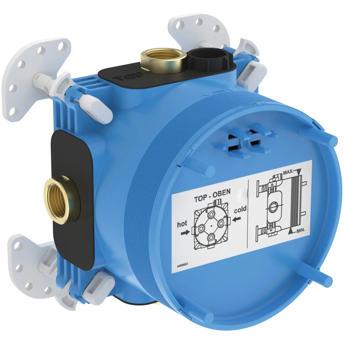 Unterputz-Bausatz 1 EASY-Box, für Einhebelmischer und Thermostate