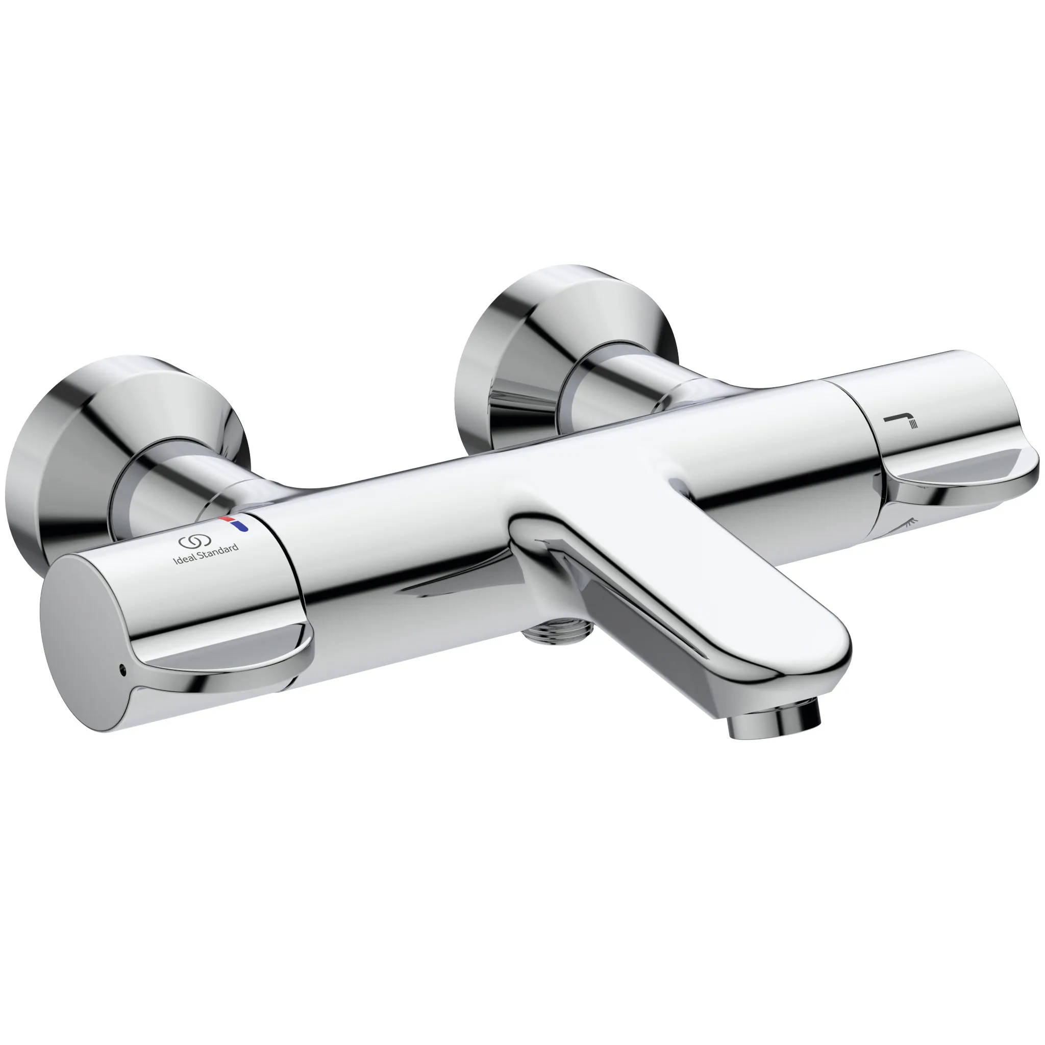 Badethermostat Aufputz Ceraplus Safe Ausladung 194-211mm absp.S-Anschlüsse Chrom