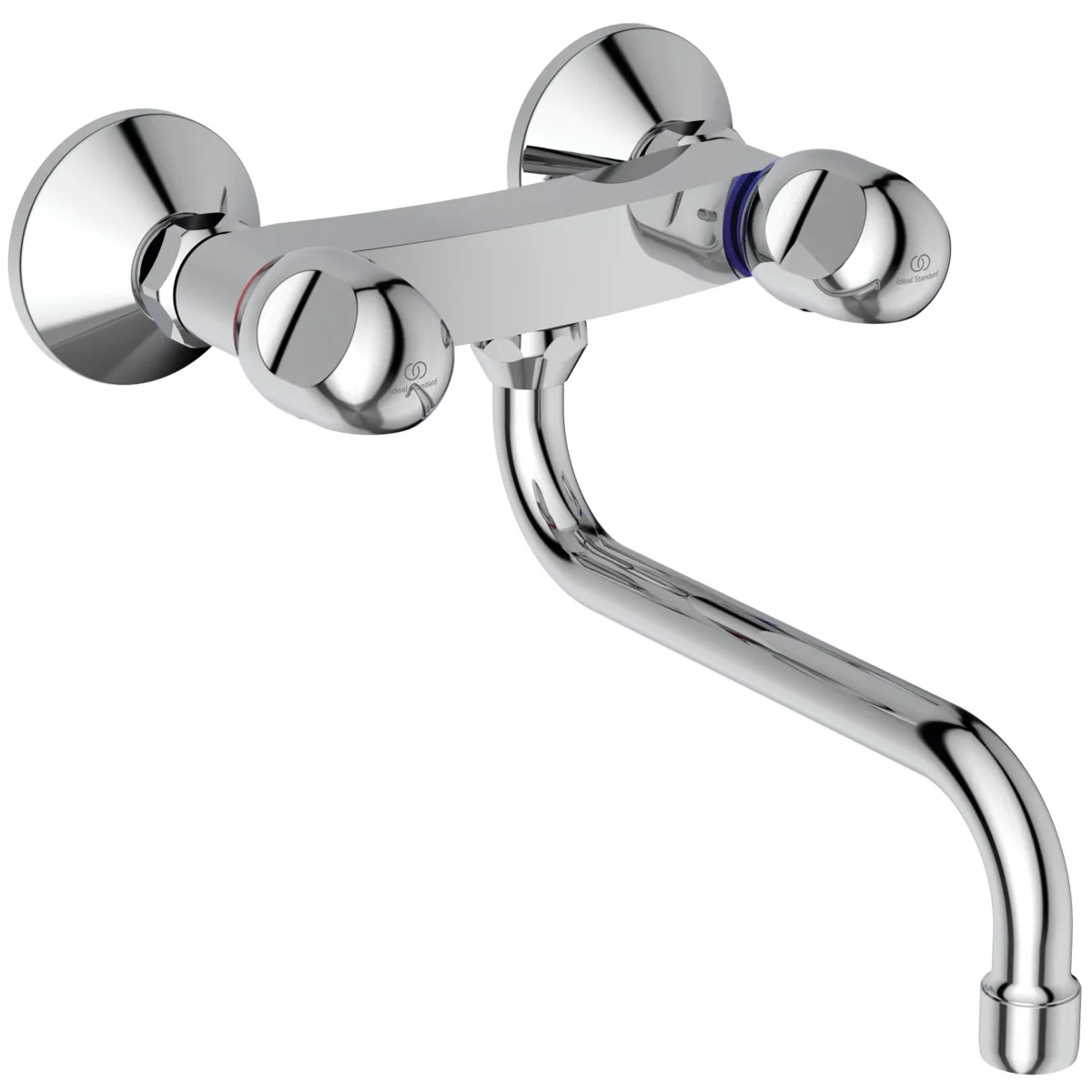 Wand-Küchenarmatur Alpha, Chrom