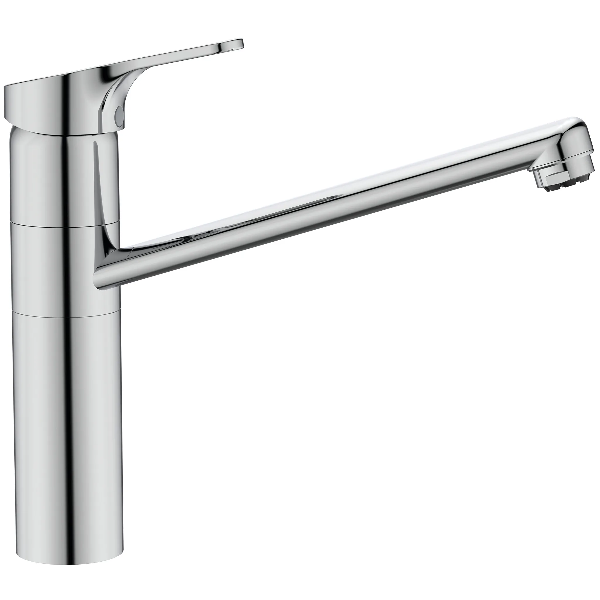 Küchenarmatur Cerafit, Niederdruck, mit hohem Rohrauslauf, Ausladung 221 mm, Chrom