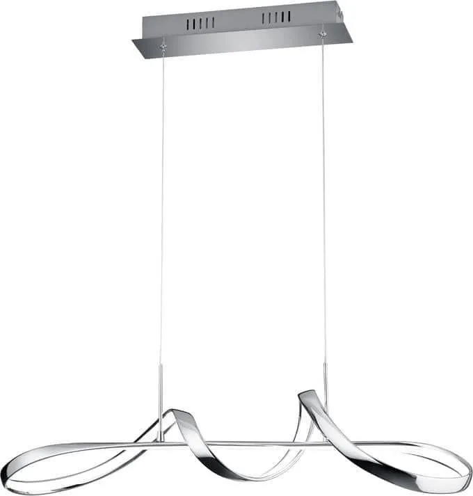 Trio Perugia Pendelleuchte Deckenleuchte Leuchte Lampe Wohnzimmerlampe Chrom655 B-Ware