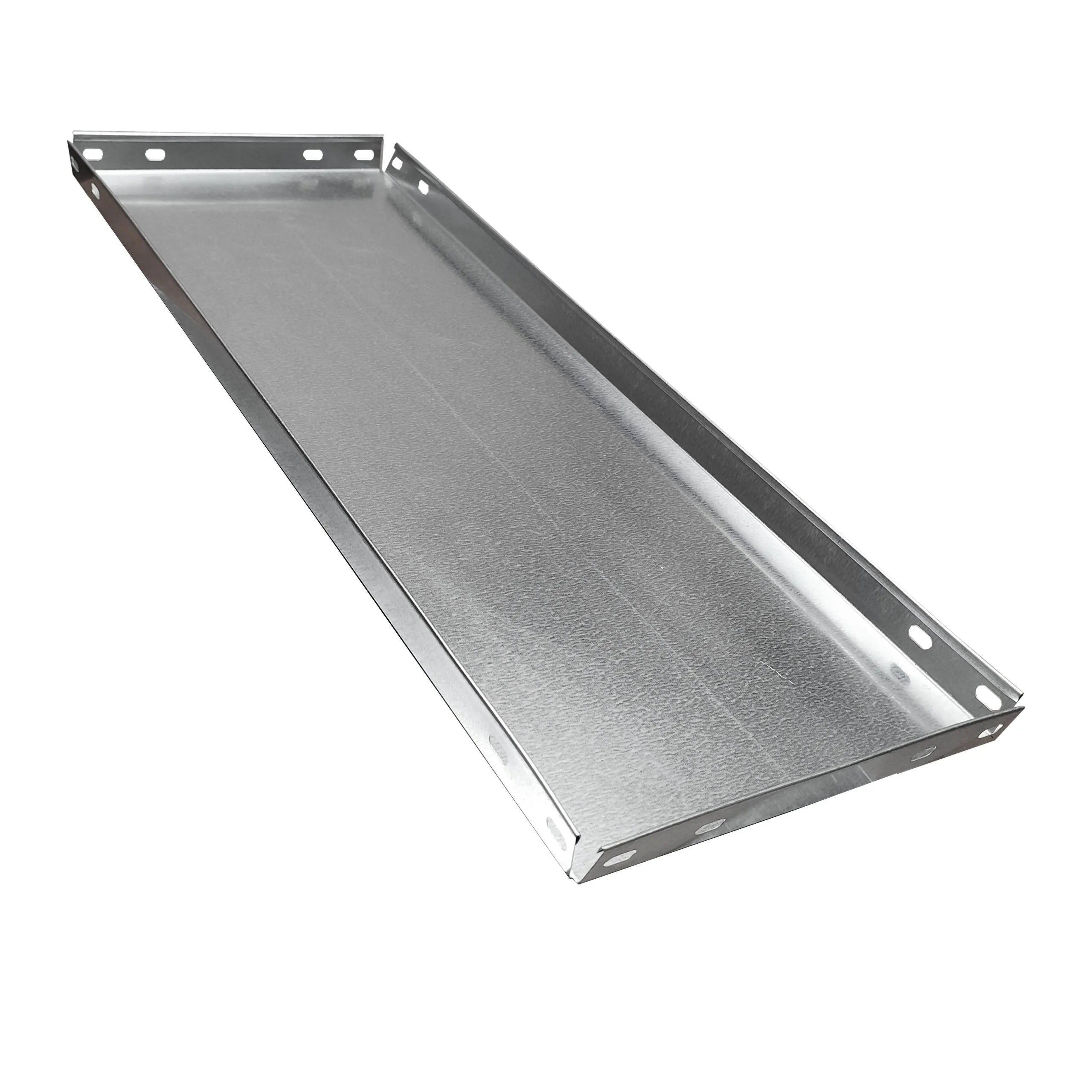 Zusatzebene für Schwerlastregal SHARK | BxT 80x30cm | Metallboden Verzinkt | Traversen Weiß